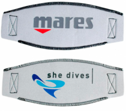 large MASK STRAP NEOPRENE MARES SHE DIVE BALIDIVESHOP 1